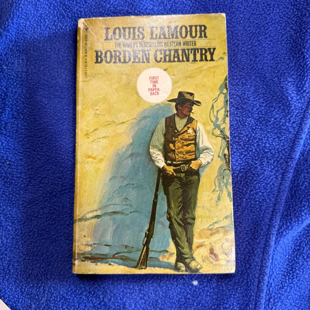 Louis L'Amour Borden Chantry Western Novel Vintage Paperback Book Collectible